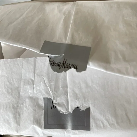 Elegant Silver Gray Handbag w/  Crystal Accents Christmas Ornament Neiman Marcus - Picture 5 of 6